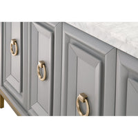 Allen Dove Gray Media Sideboard