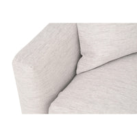 Cynthia Stone Basketweave Slim Arm Sofa