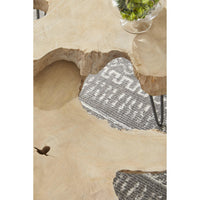Dante Gray Teak Nesting Coffee Table