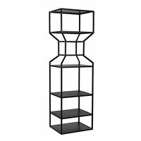 Downtown A Bookcase Black Metal