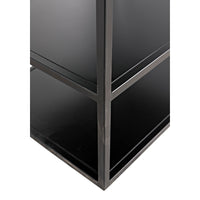 Downtown A Bookcase Black Metal