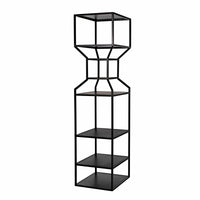 Downtown A Bookcase Black Metal