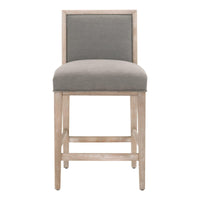 Mason Gray LiveSmart Fabric Counter Stool, Set of 2