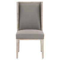 Mason Gray LiveSmart Fabric Wing Chair, Set of 2