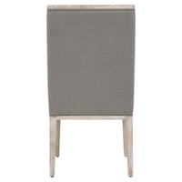 Mason Gray LiveSmart Fabric Wing Chair, Set of 2