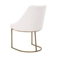 Patricia Ivory & Gold Dining Chair, Set of 2