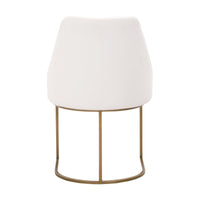 Patricia Ivory & Gold Dining Chair, Set of 2