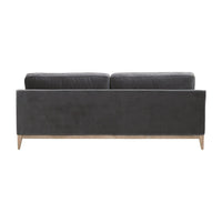 Preston Dove Gray Velvet Sofa