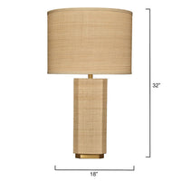 Raffia Table Lamp