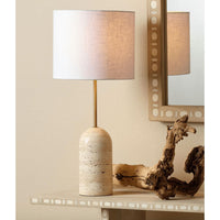 Travertine Table Lamp