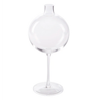 Clear Small Wine Glass Vase
