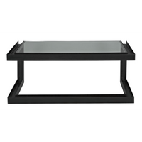 Structure Metal Base & Glass Top Desk