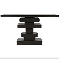 Solange Console Table, Ebony Walnut