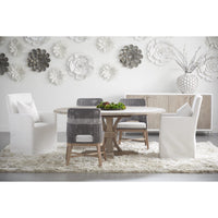Shelton Ivory Slipcover Arm Chair