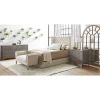 Stacey Gray Shagreen 3-Drawer Nightstand