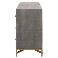 Stacey Gray Shagreen 6-Drawer Dresser