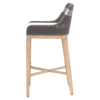 Tootsie Gray Rope Barstool