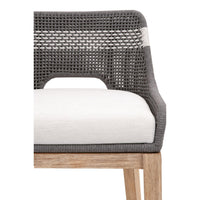 Tootsie Gray Rope Barstool