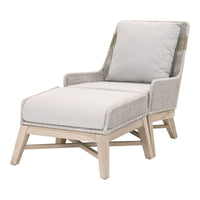 TootsieTaupe Rope Outdoor Footstool