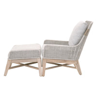 TootsieTaupe Rope Outdoor Footstool