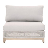 Travis Rope Outdoor Modular Armless Sofa Chair