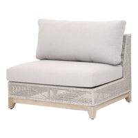 Travis Rope Outdoor Modular Armless Sofa Chair