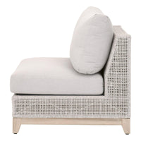 Travis Rope Outdoor Modular Armless Sofa Chair