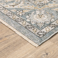 Maharaja Blue & Ivory Traditional Rug