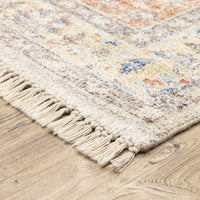 Malabar Orange & Blue Traditional Rug