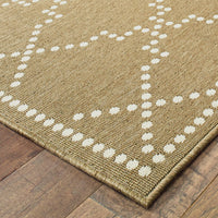 Marina Tan & Ivory Outdoor Rug