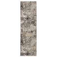Nebulous Grey, Ivory & Black Contemporary Rug