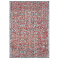 Sofia Red & Blue Casual Rug