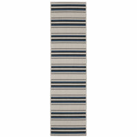Torrey Beige & Blue Outdoor Rug