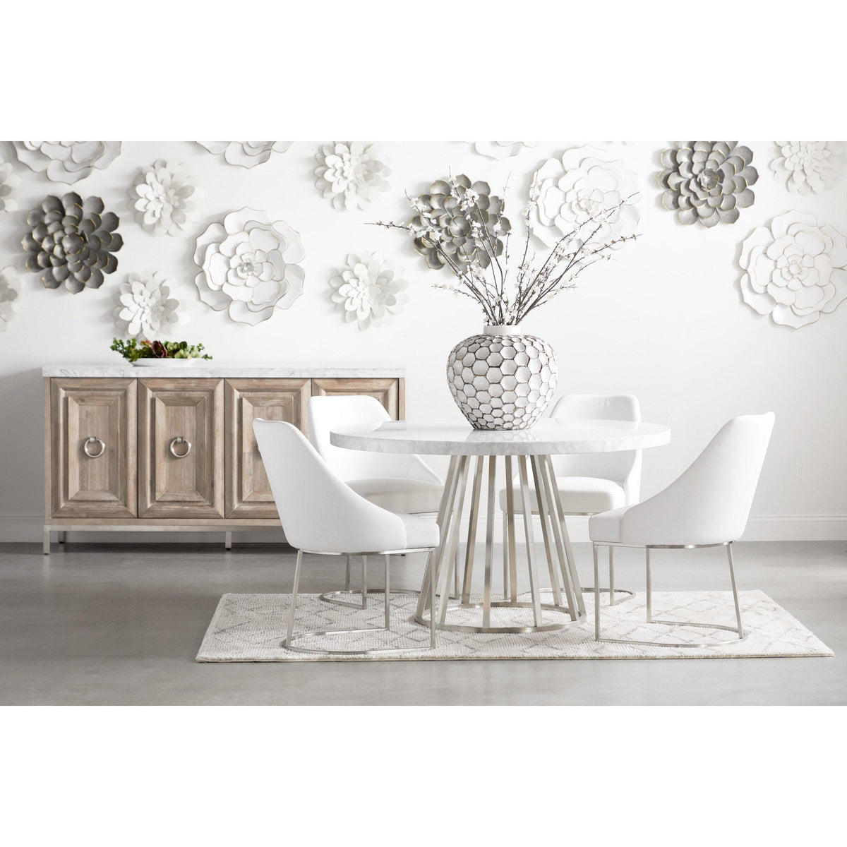 Allen Natural Gray Media Sideboard