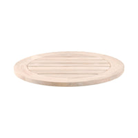 Bally Gray Teak Outdoor Lazy Susan