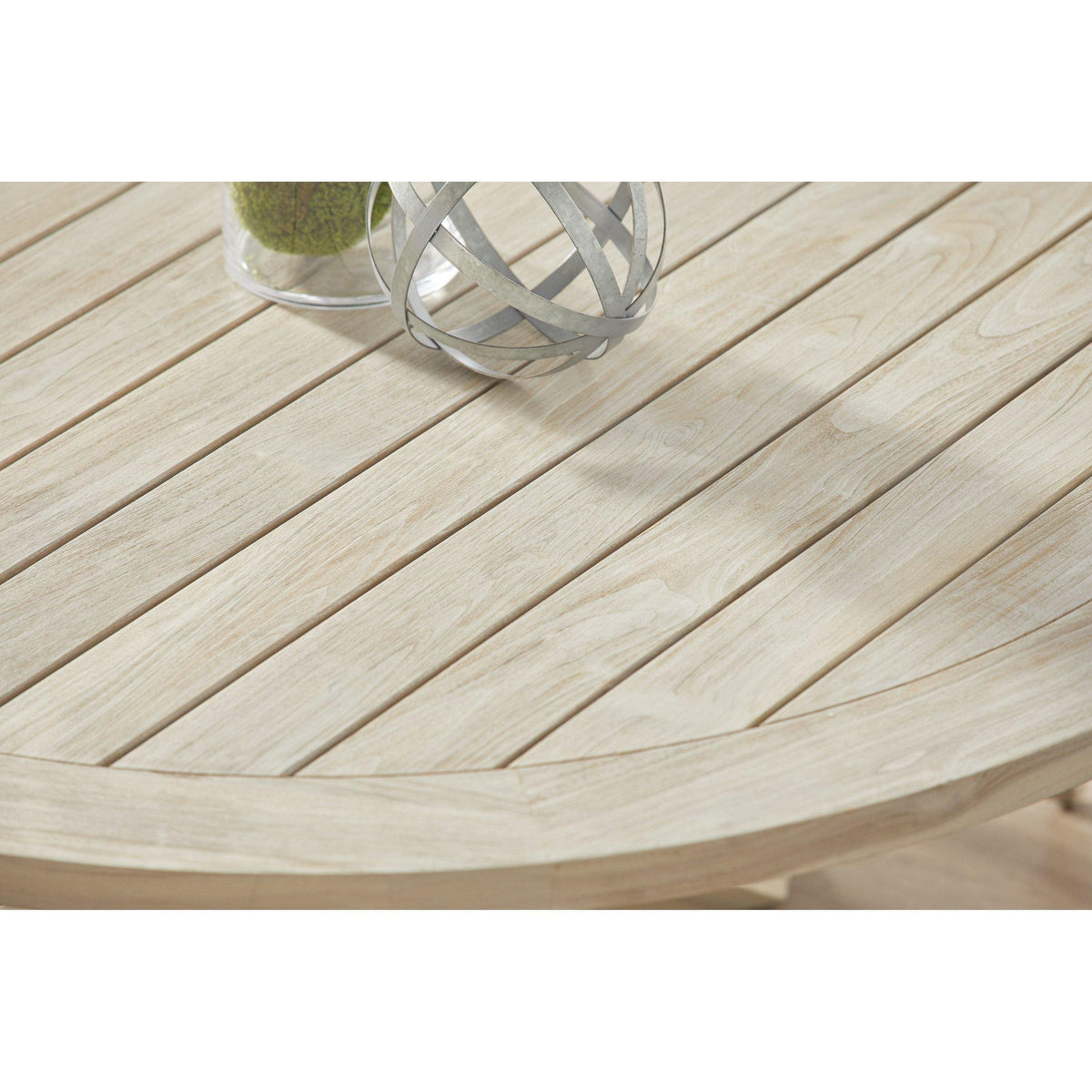 Bally Gray Teak Outdoor Dining Table