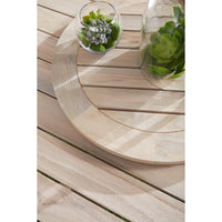Bally Gray Teak Outdoor Dining Table
