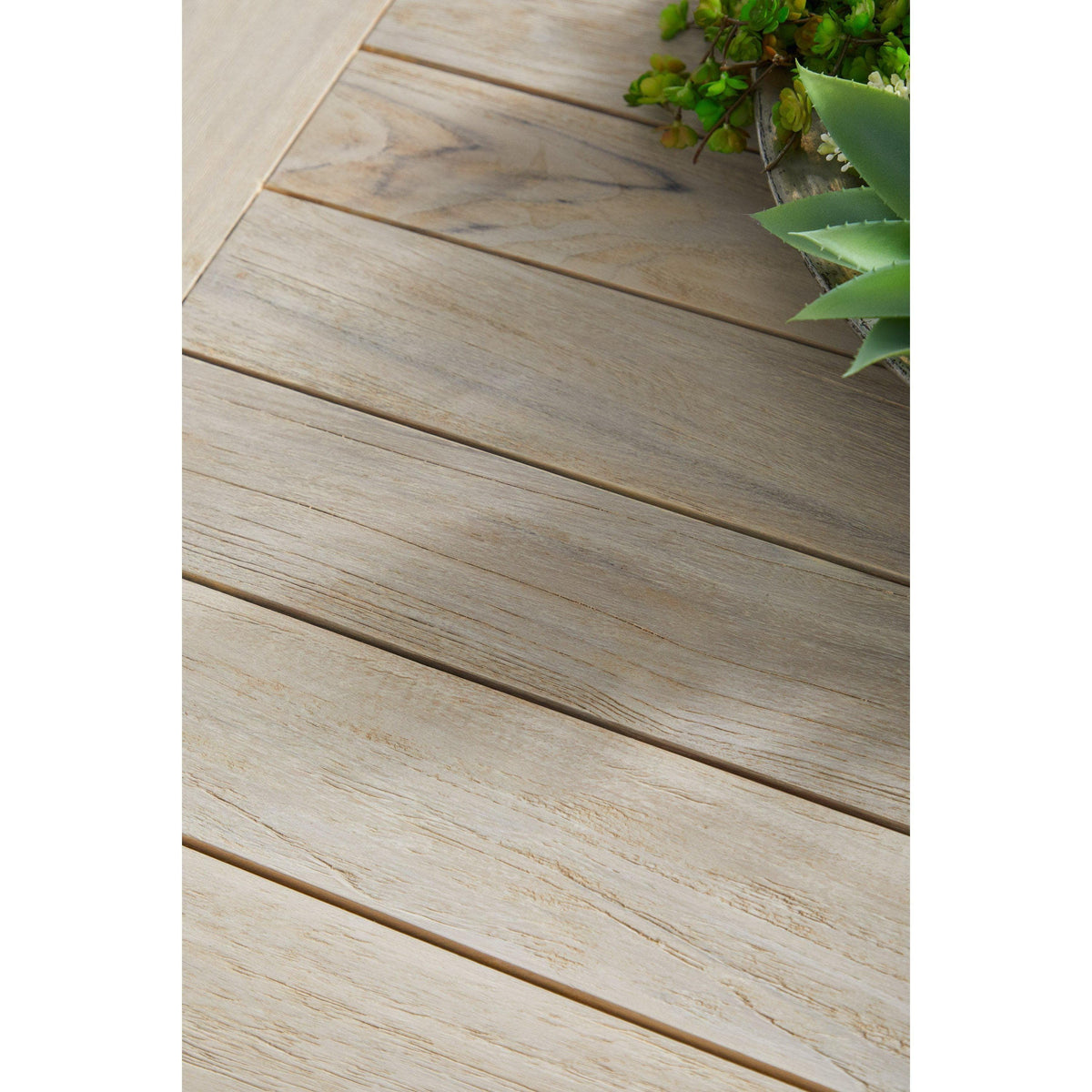 Carrie Gray Teak Square Counter Table