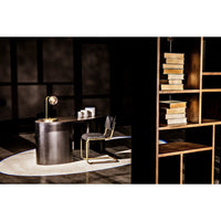 Malic Shelf Dark Walnut