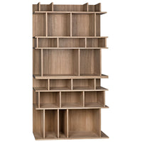 Rashi Bookcase Washed Walnut