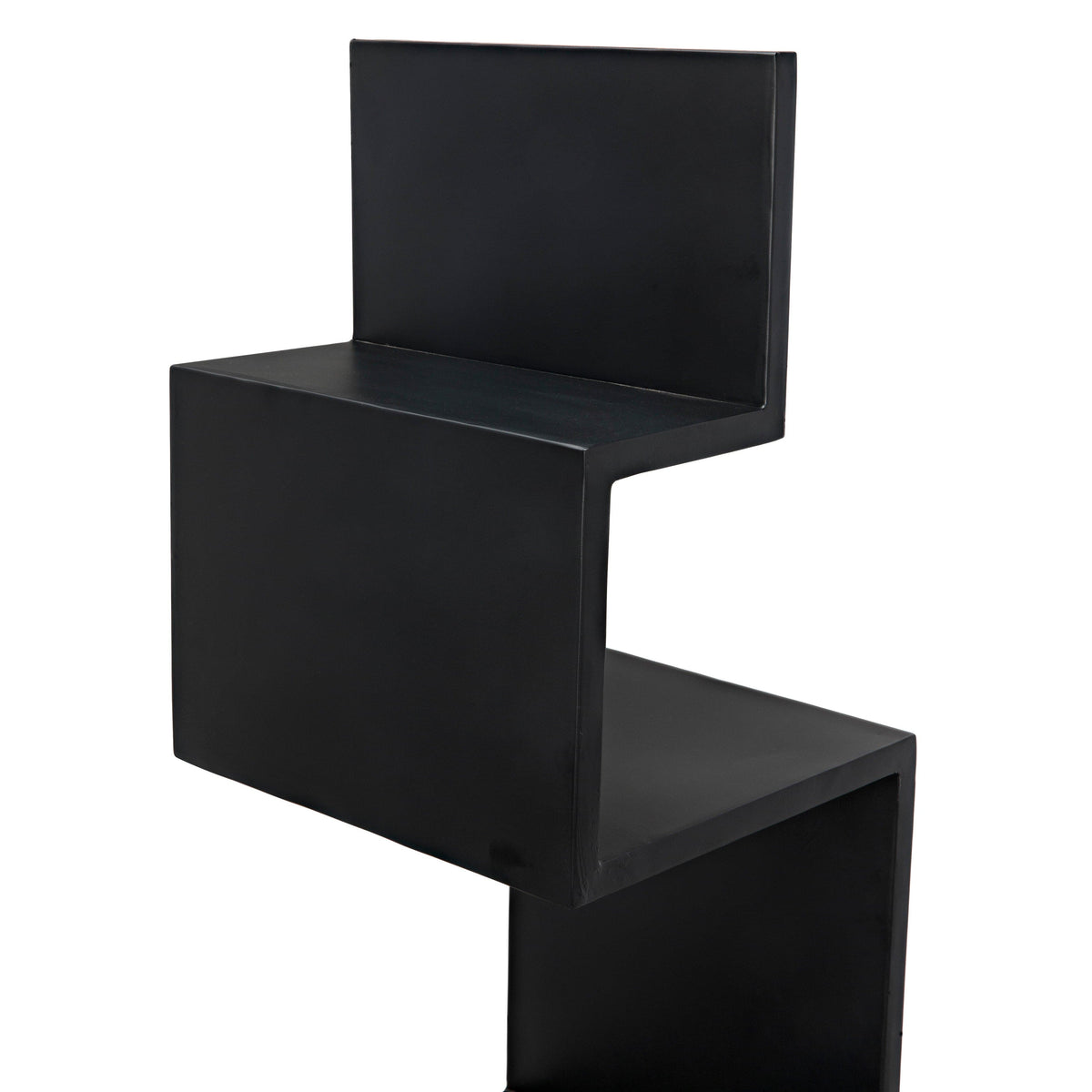 Laszlo Bookcase Black Steel