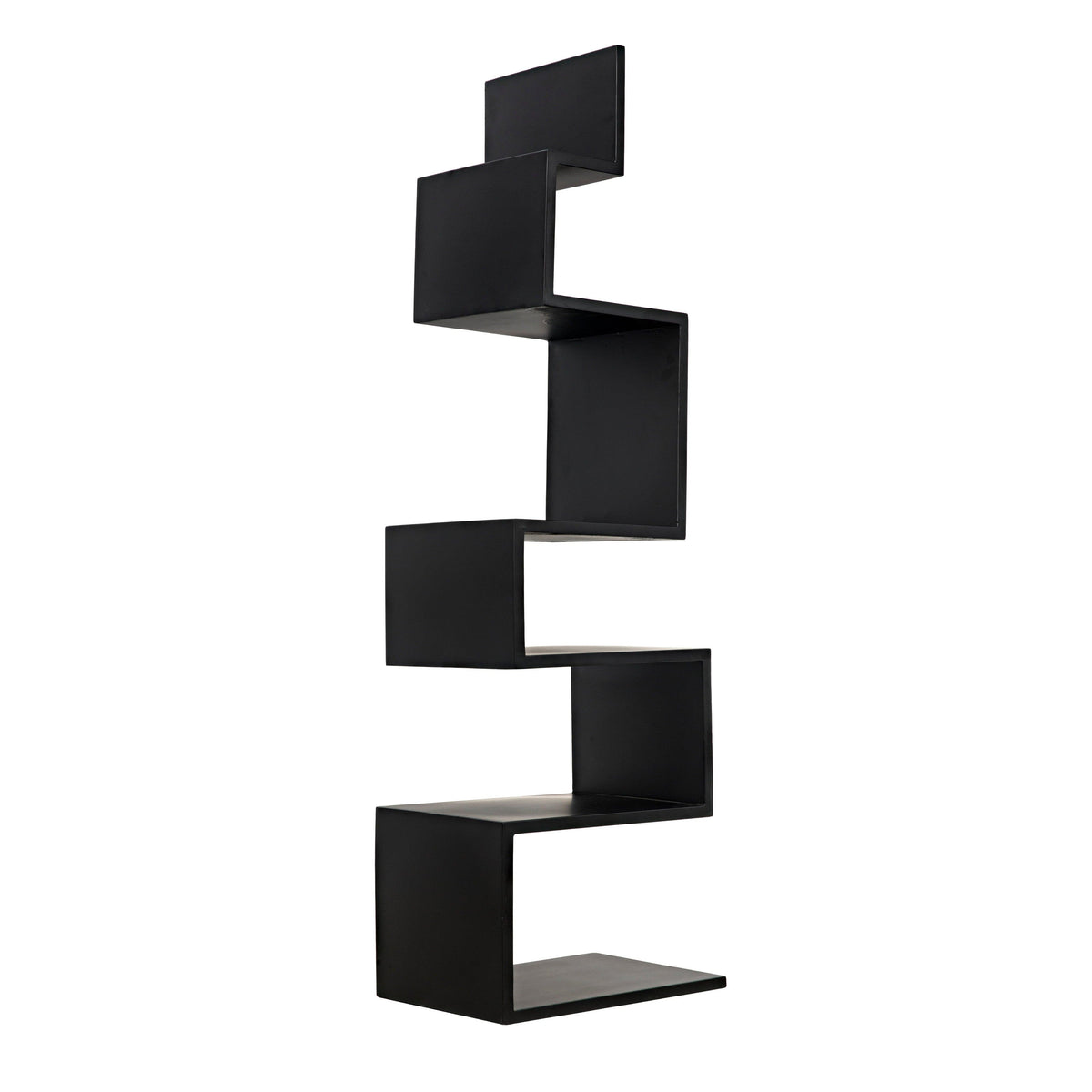 Laszlo Bookcase Black Steel
