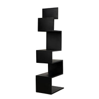 Laszlo Bookcase Black Steel