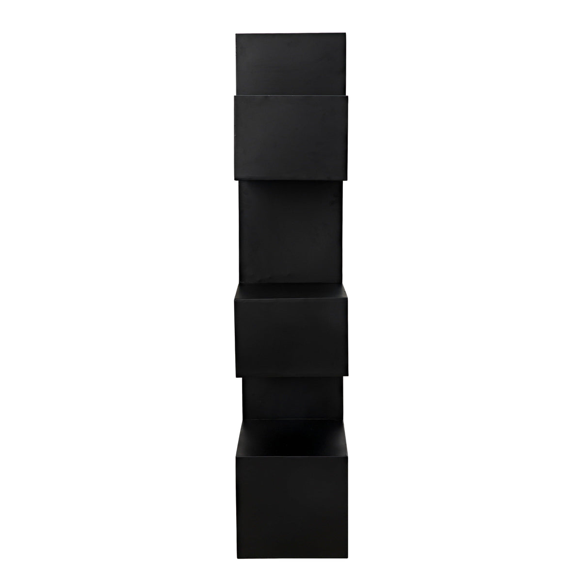 Laszlo Bookcase Black Steel