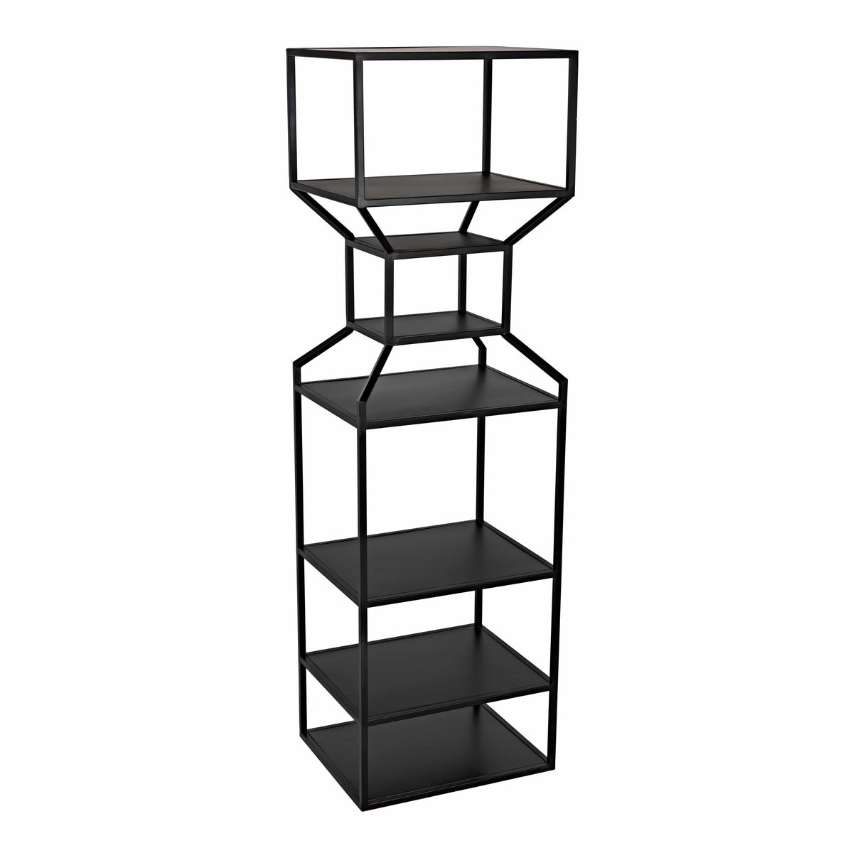 Downtown A Bookcase Black Metal