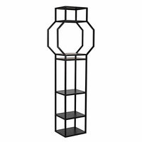 Downtown B Bookcase Black Metal