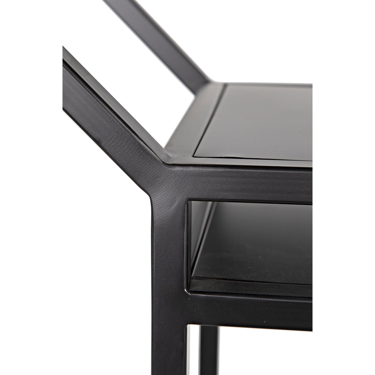Downtown B Bookcase Black Metal