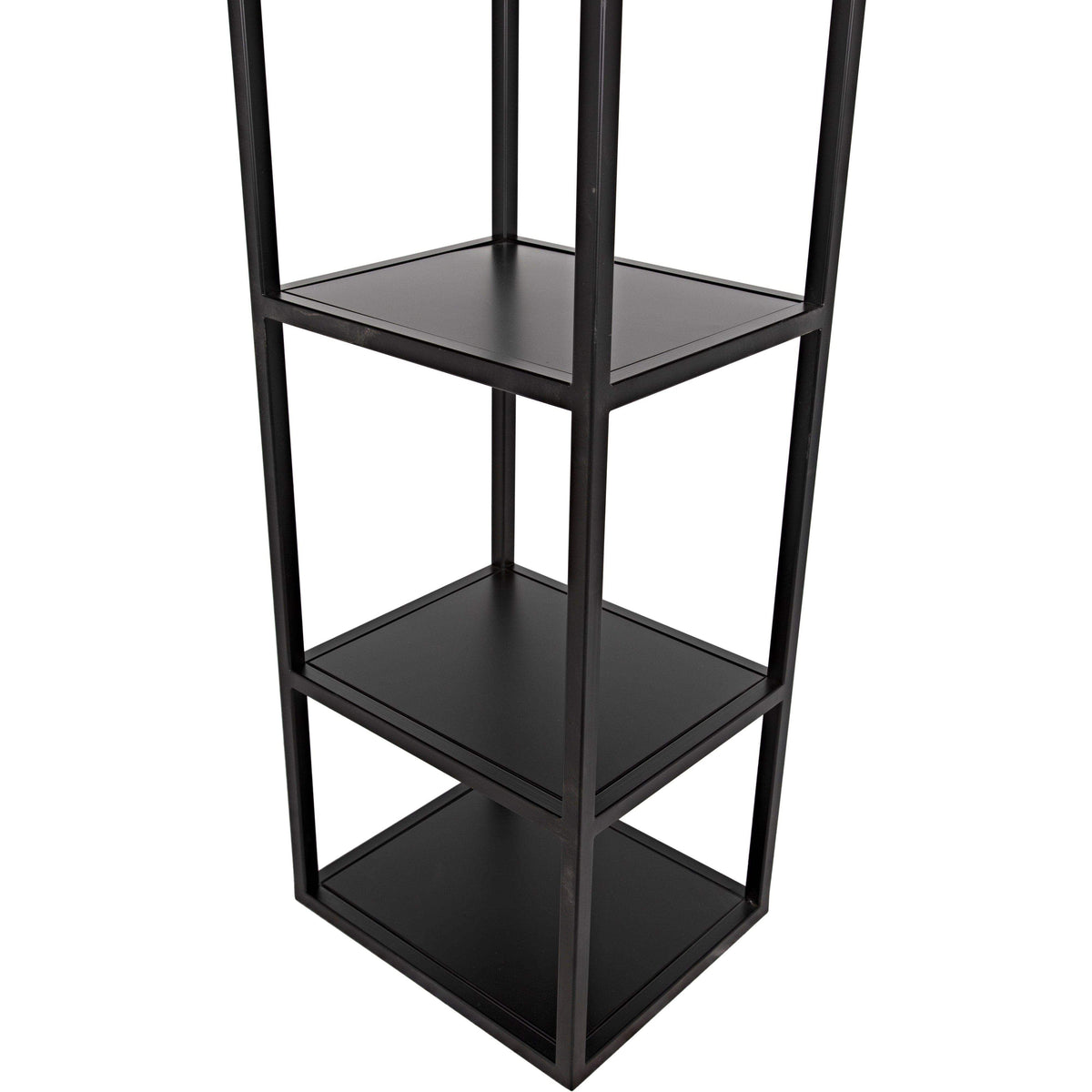Downtown B Bookcase Black Metal