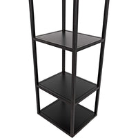 Downtown B Bookcase Black Metal