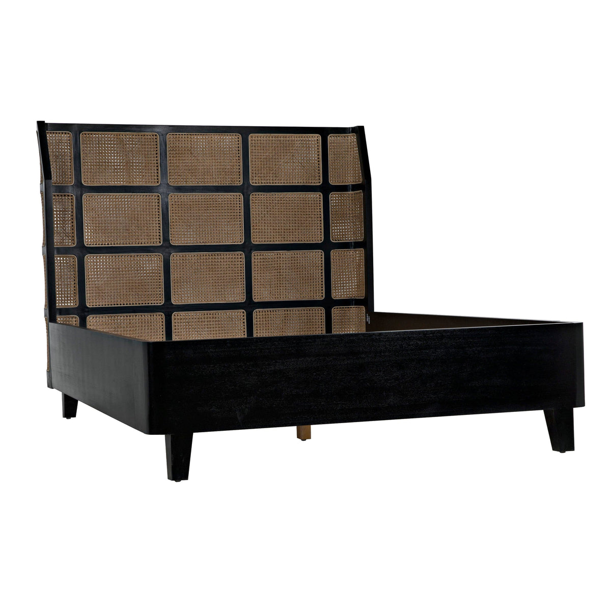 Porto Bed A with Headboard And Frame Queen